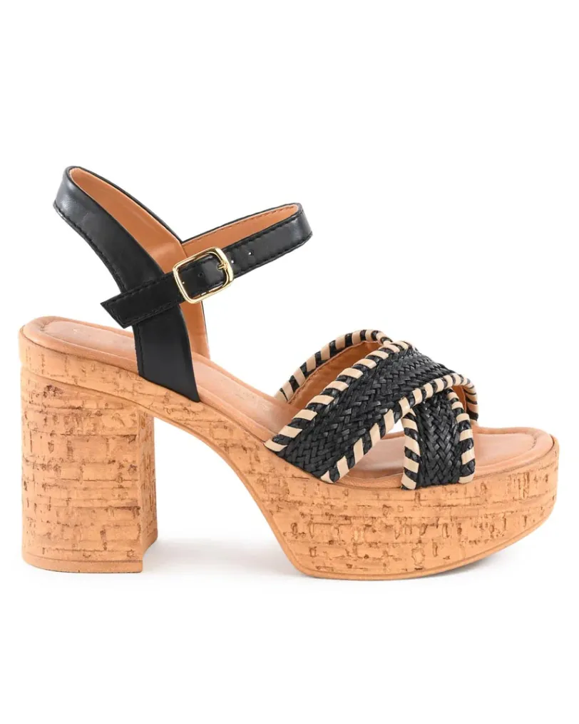 Seychelles Bravo Sandals - Black/Natural