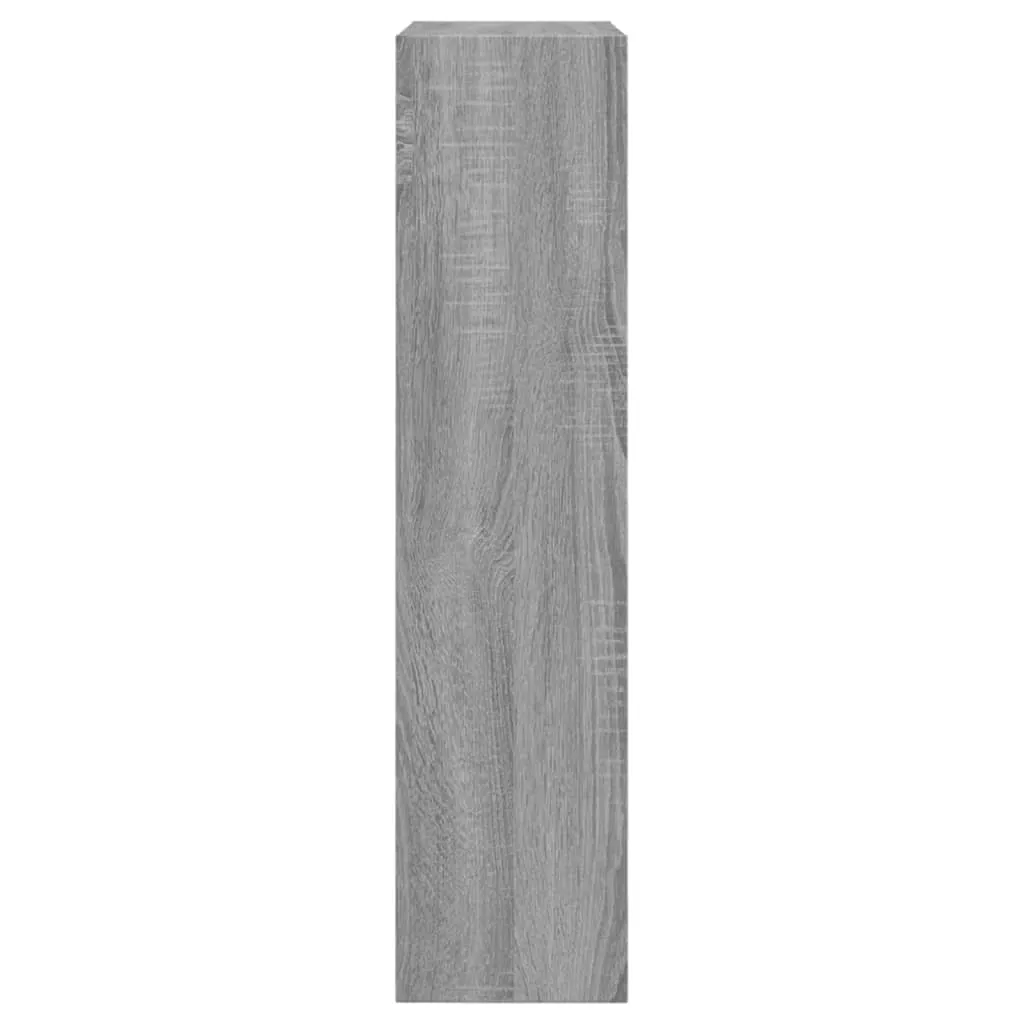 Shoe Cabinet Grey Sonoma 60x21x87.5 cm Engineered Wood