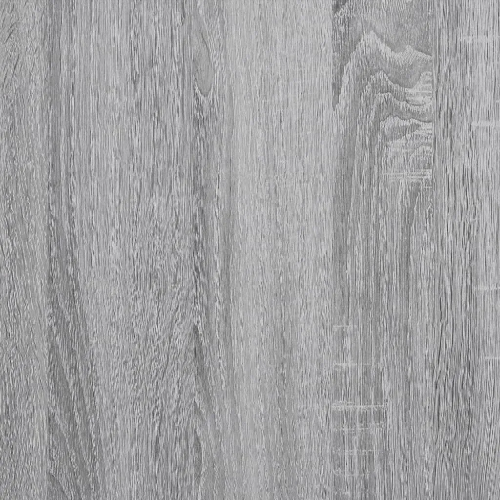 Shoe Cabinet Grey Sonoma 60x21x87.5 cm Engineered Wood