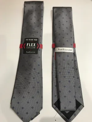 Silk Tie  Flex Collar Style By Van Heusen