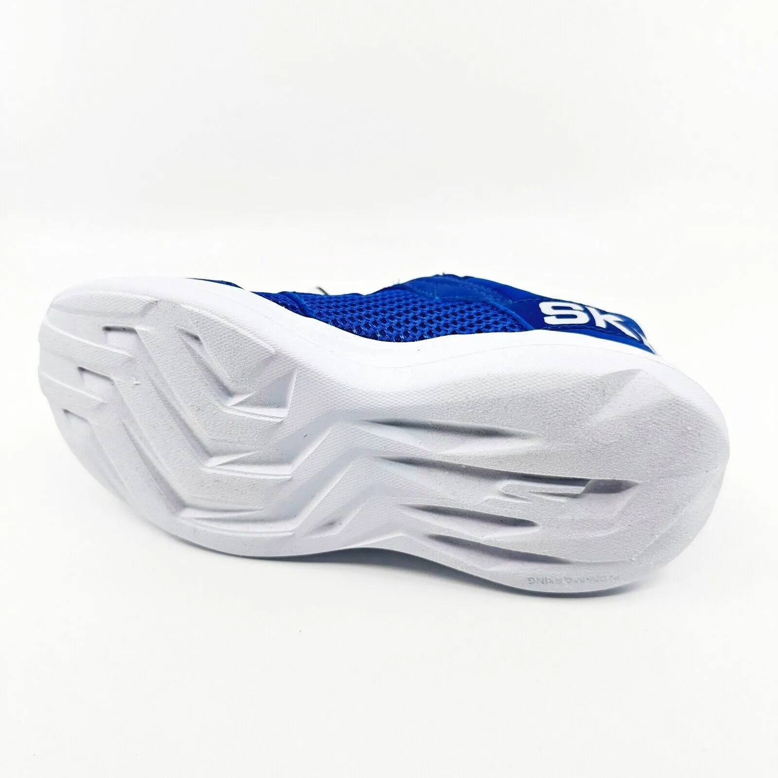 Skechers Go Run Fast Blue Kids Boys Size 1 Sneakers