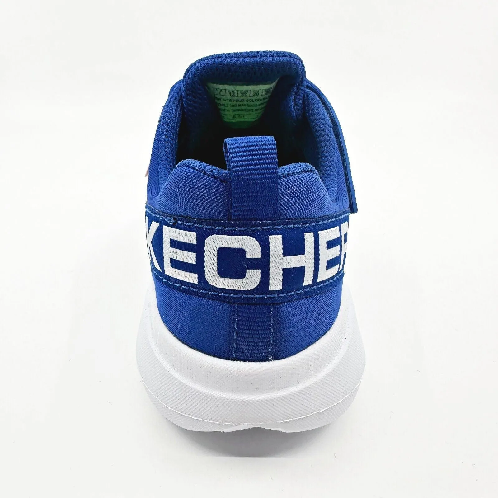 Skechers Go Run Fast Blue Kids Boys Size 1 Sneakers