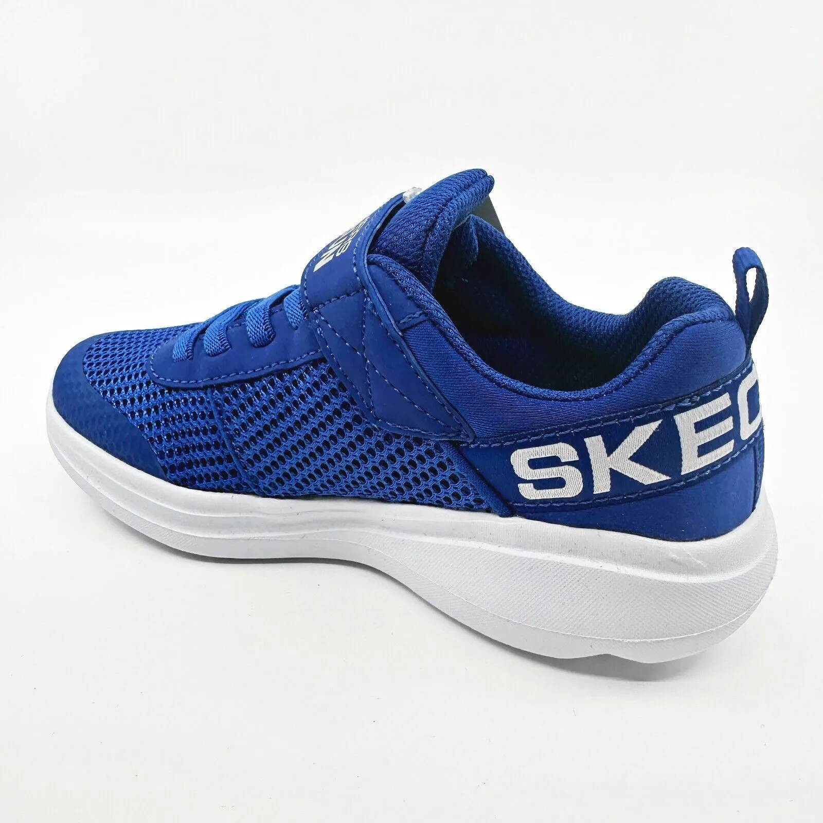 Skechers Go Run Fast Blue Kids Boys Size 1 Sneakers