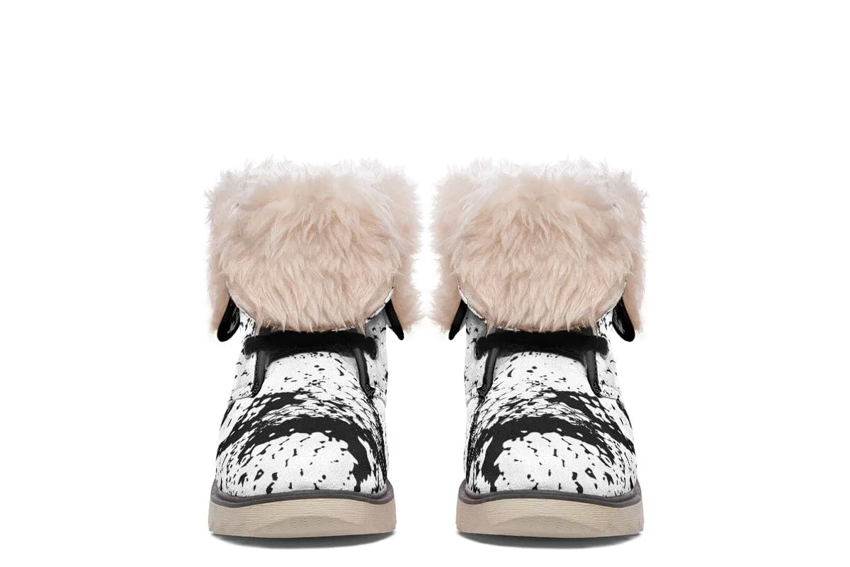Snake Skin Moon Boots