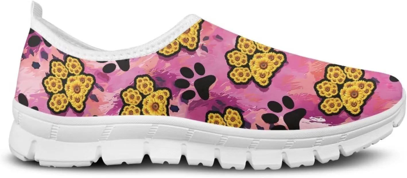 Sneakers for Women Low Top Shoes Womens Lightweight Tennis Loafers Slip on Casual Outdoor Workout Flats All Seasons White Sole