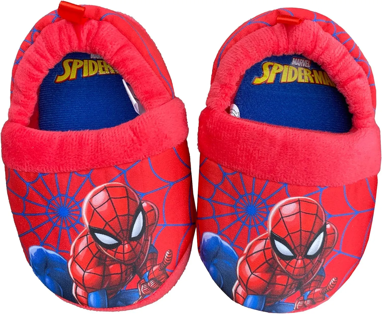 Spider-Man Toddler Boys Plush Aline Slippers