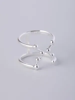 Sterling Silver Constellation Wrap Ring