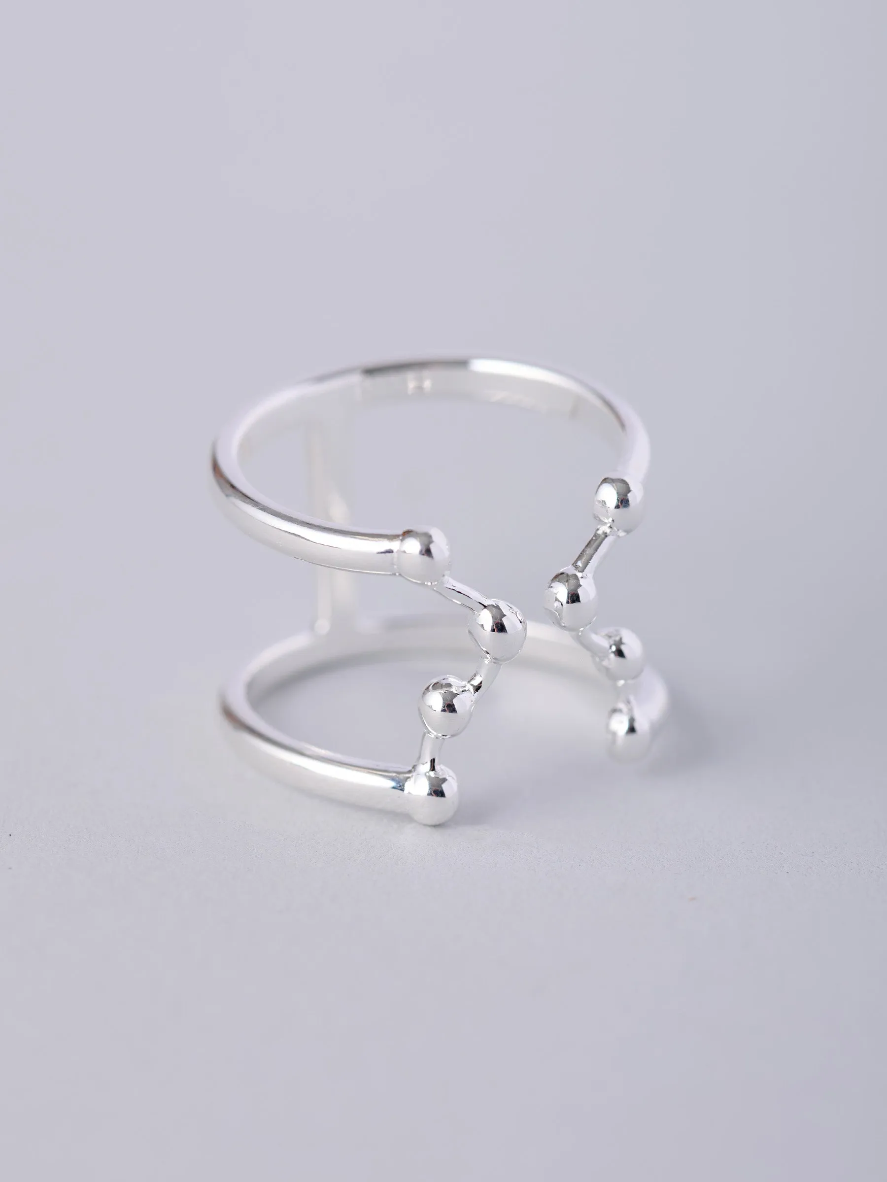 Sterling Silver Constellation Wrap Ring