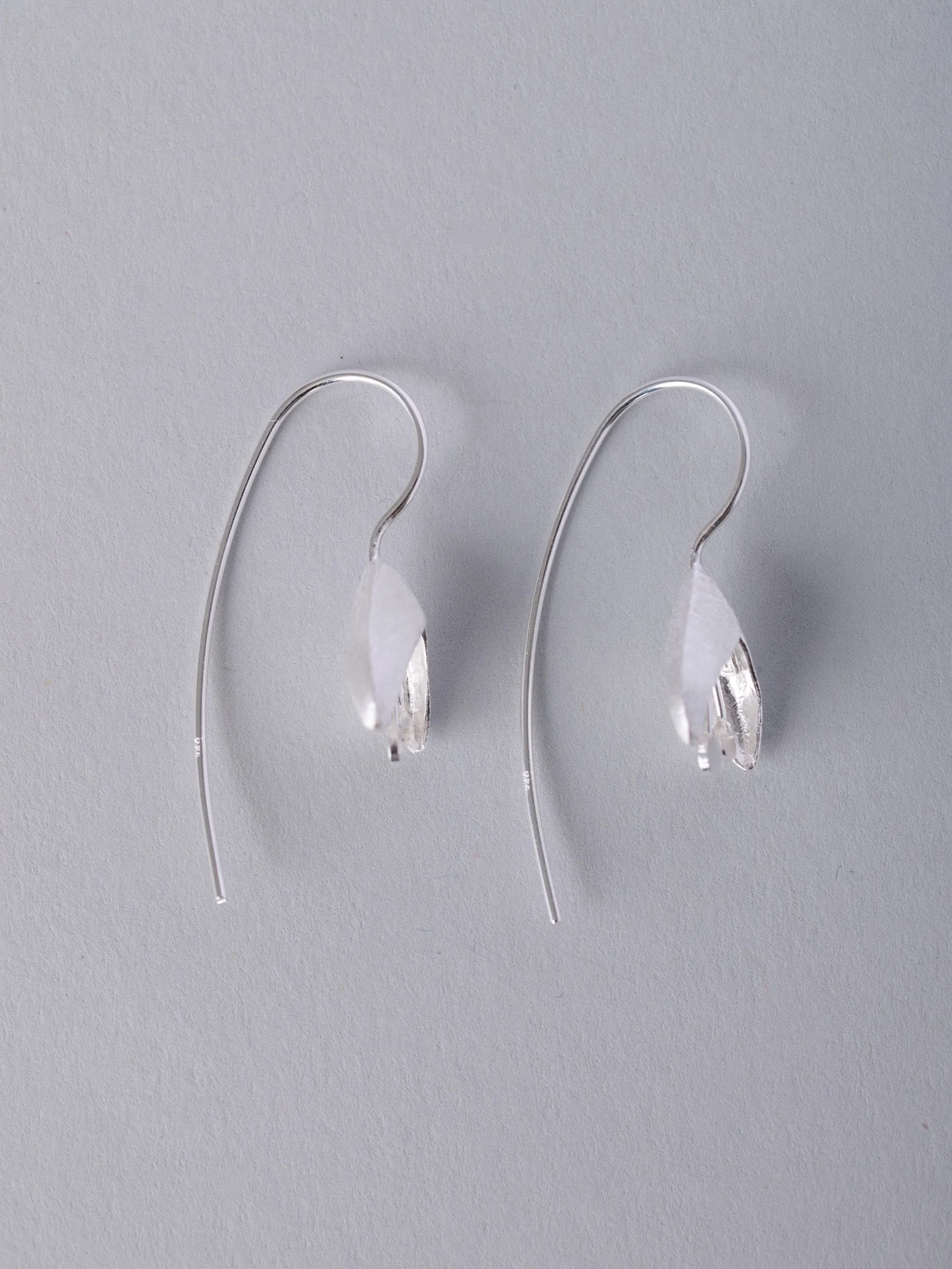 Sterling Silver Fuchsia Earrings