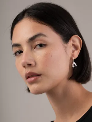 Sterling Silver Fuchsia Earrings