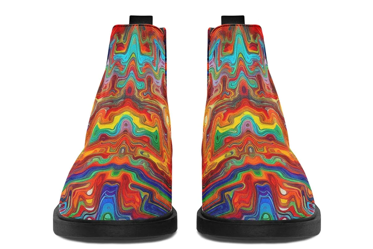 Swirling Vision Neat Vibe Boots