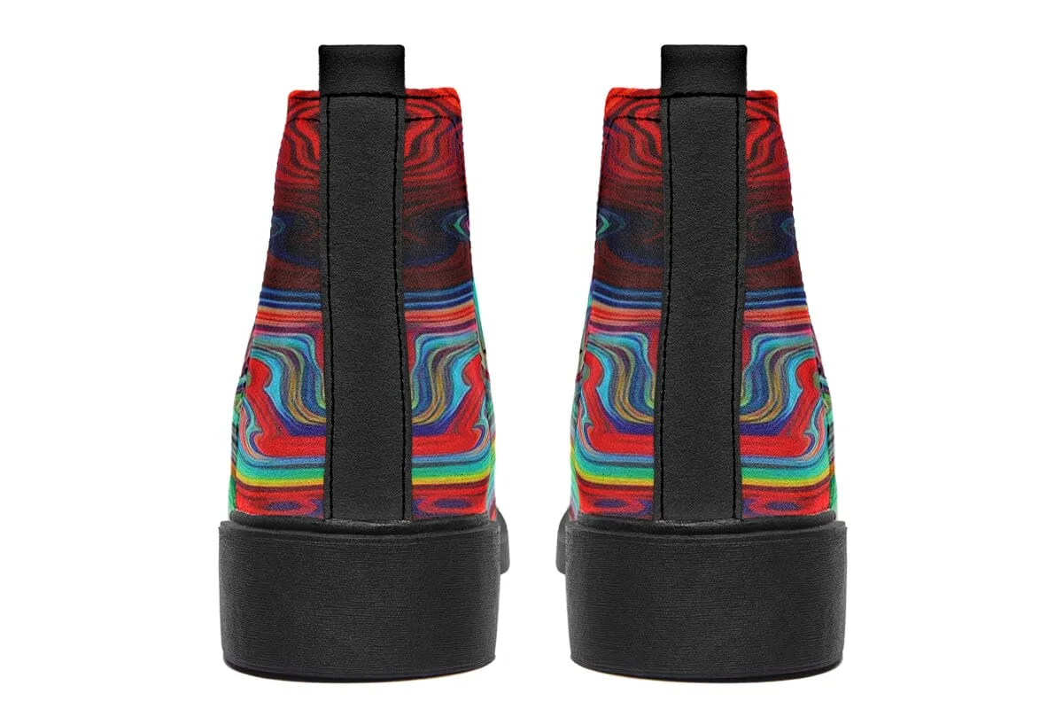 Swirling Vision Neat Vibe Boots
