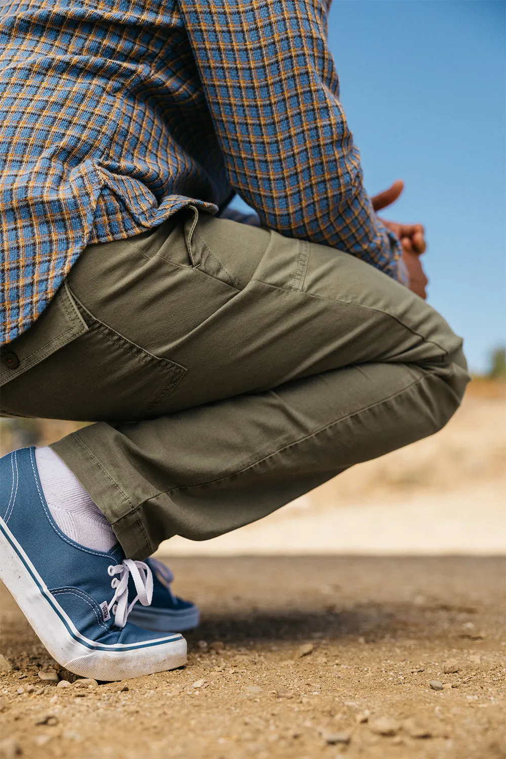 The Fatigue Pants Stretch Oxford - Moss