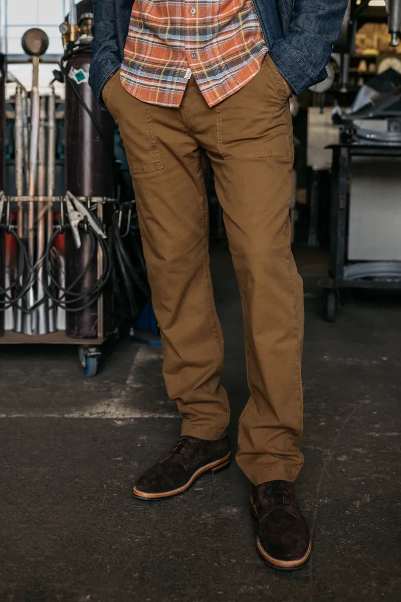 The Fatigue Pants Stretch Oxford - Whiskey