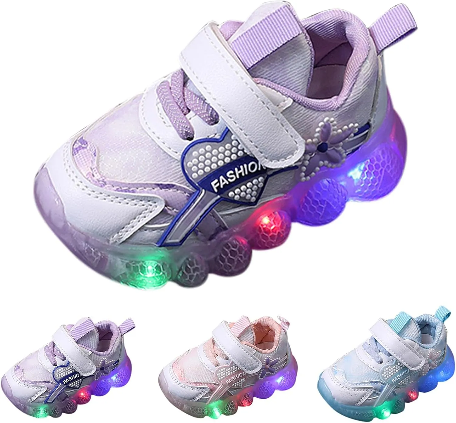 Toddler Light Up Shoes Boys Flashing Tennis Sneakers Lightweight Breathable Running Shoe Toddler Girls Toddler Shoes