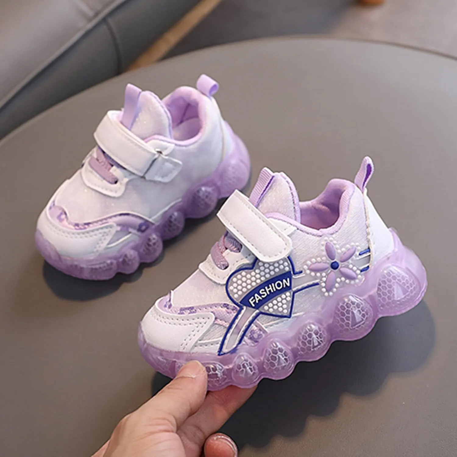 Toddler Light Up Shoes Boys Flashing Tennis Sneakers Lightweight Breathable Running Shoe Toddler Girls Toddler Shoes