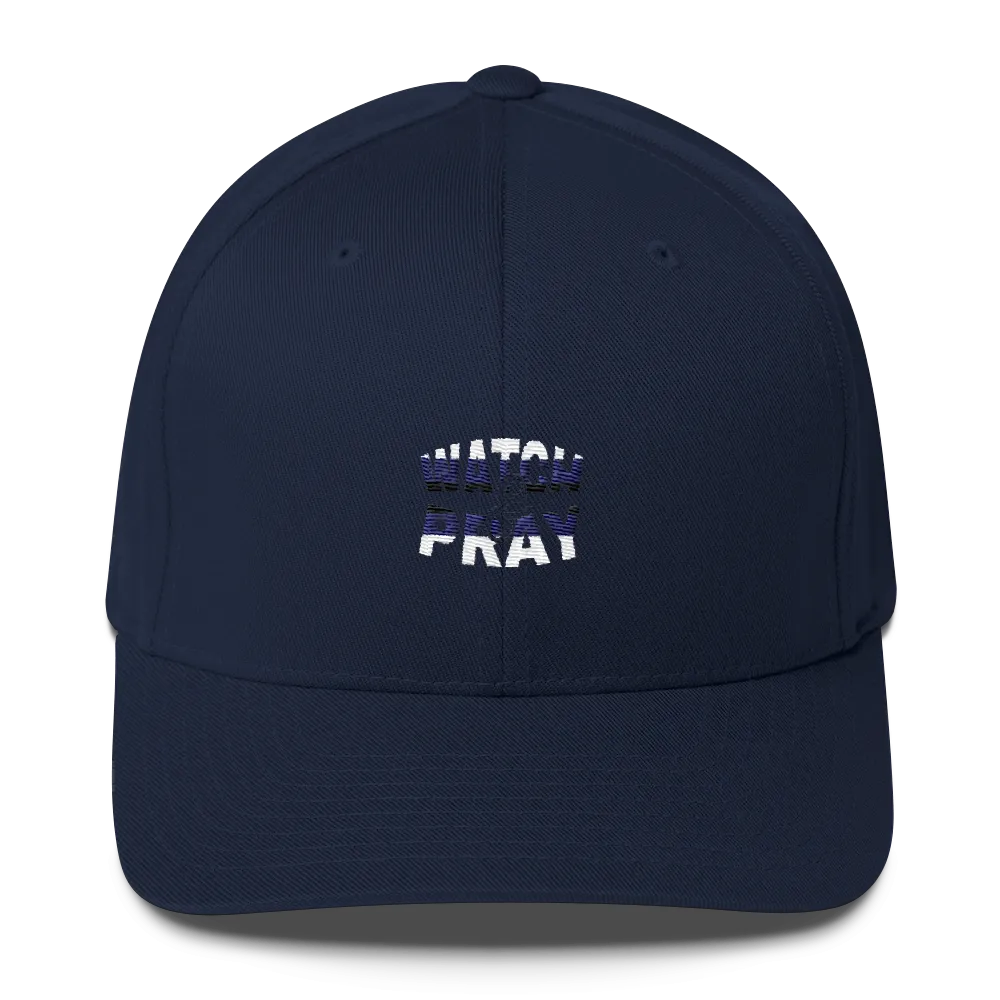 Watch & Pray Flex Fit Caps