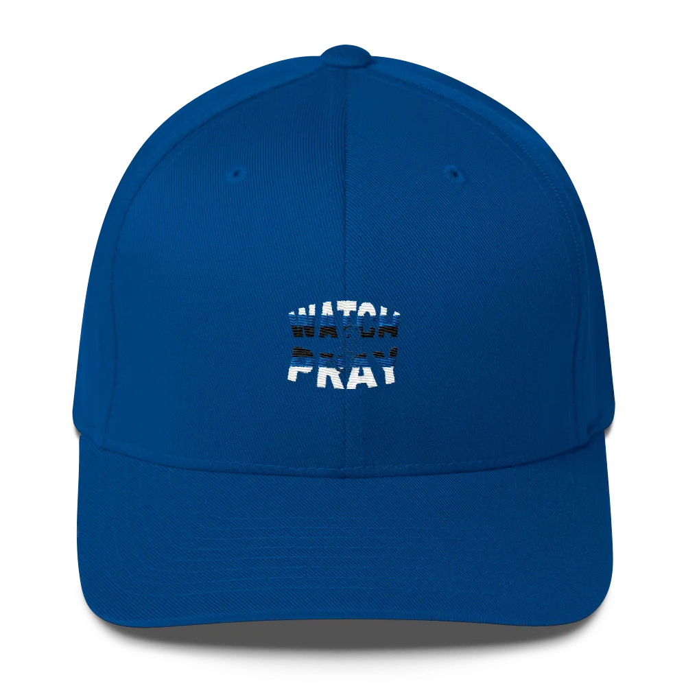 Watch & Pray Flex Fit Caps