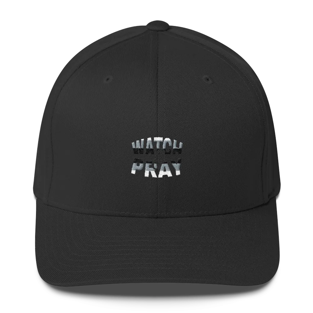 Watch & Pray Flex Fit Caps