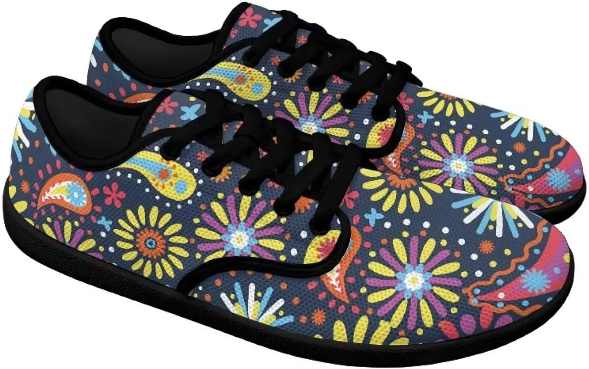 Women Minimalist Barefoot Shoes Wide Toe Lightweight Casual Sneakers Breathable Cozy Shoes for Walking US 6-13.5 Black Sole