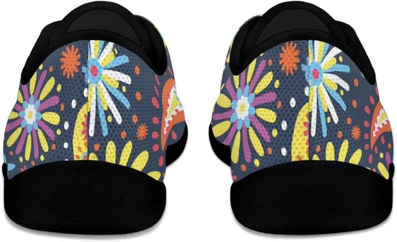 Women Minimalist Barefoot Shoes Wide Toe Lightweight Casual Sneakers Breathable Cozy Shoes for Walking US 6-13.5 Black Sole