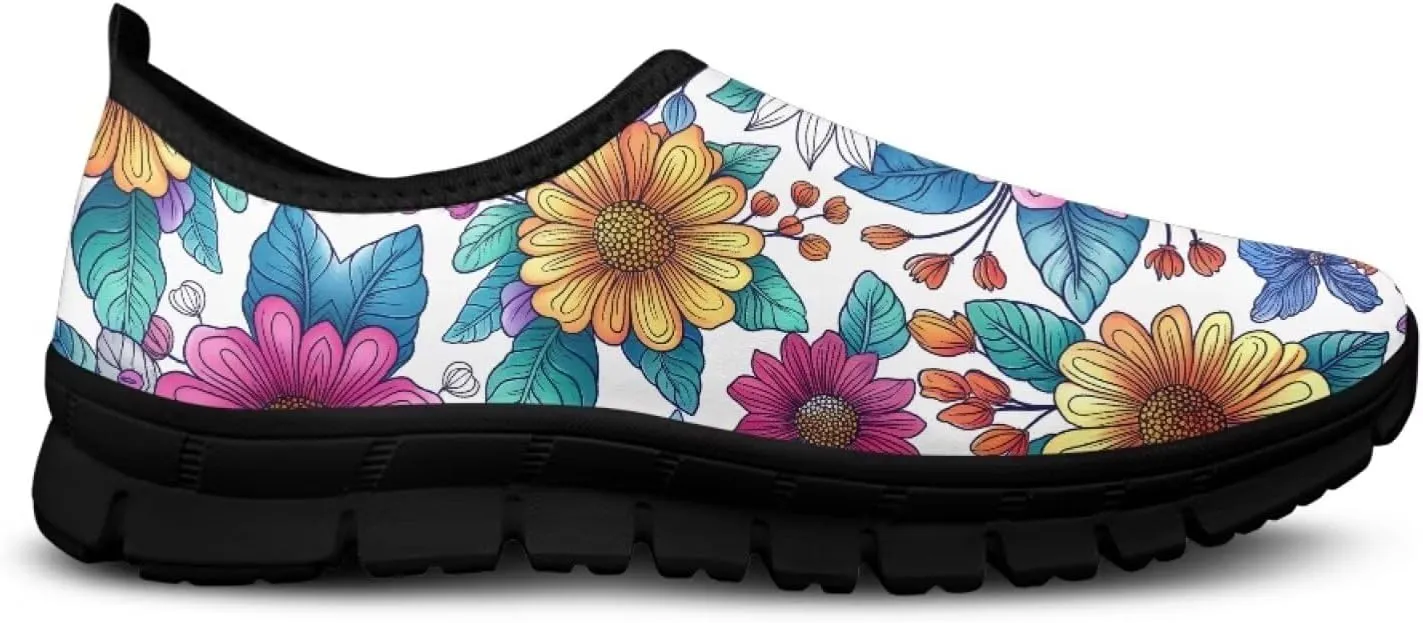 Women Slip On Walking Shoes Casual Mesh-Comfortable Tennis Sneakers Lightweight Breathable