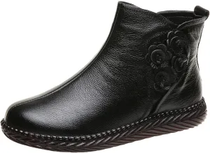 Womens Boots Fall 2024 Ankle Womens Booties with Heel Black Womens Cowboy Boots Womens Bootie with Heel Round Toe Pointed Toe