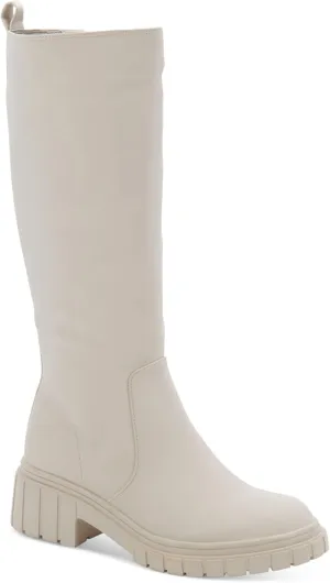 Womens Paz Tall Waterproof Rain Boots Ivory 9 Medium (B,M)