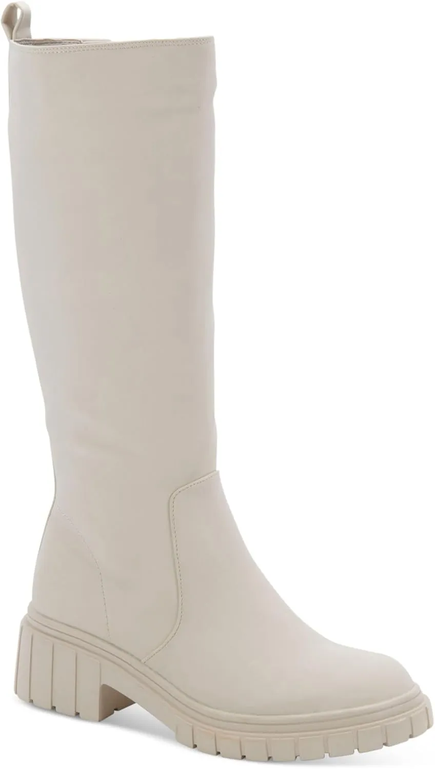 Womens Paz Tall Waterproof Rain Boots Ivory 9 Medium (B,M)
