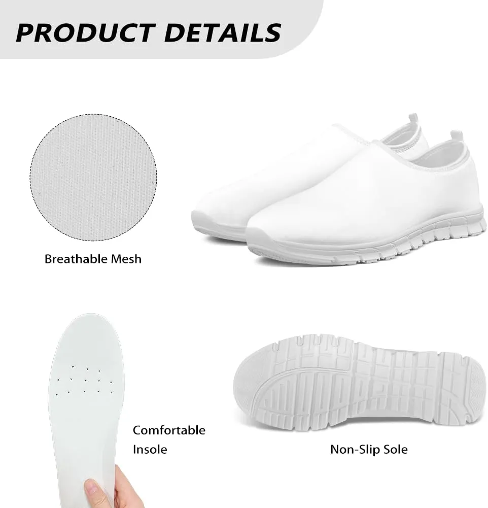 Women's Sneaker Casual Cozy Non-Slip Low-Top Shoes Slip-On Lightweight Workout Yoga Exercise Running Sneaker for Ladies US 5.5-11.5