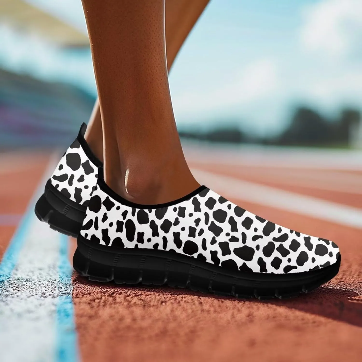 Women's Sneaker Casual Cozy Non-Slip Low-Top Shoes Slip-On Lightweight Workout Yoga Exercise Running Sneaker for Ladies US 5.5-11.5