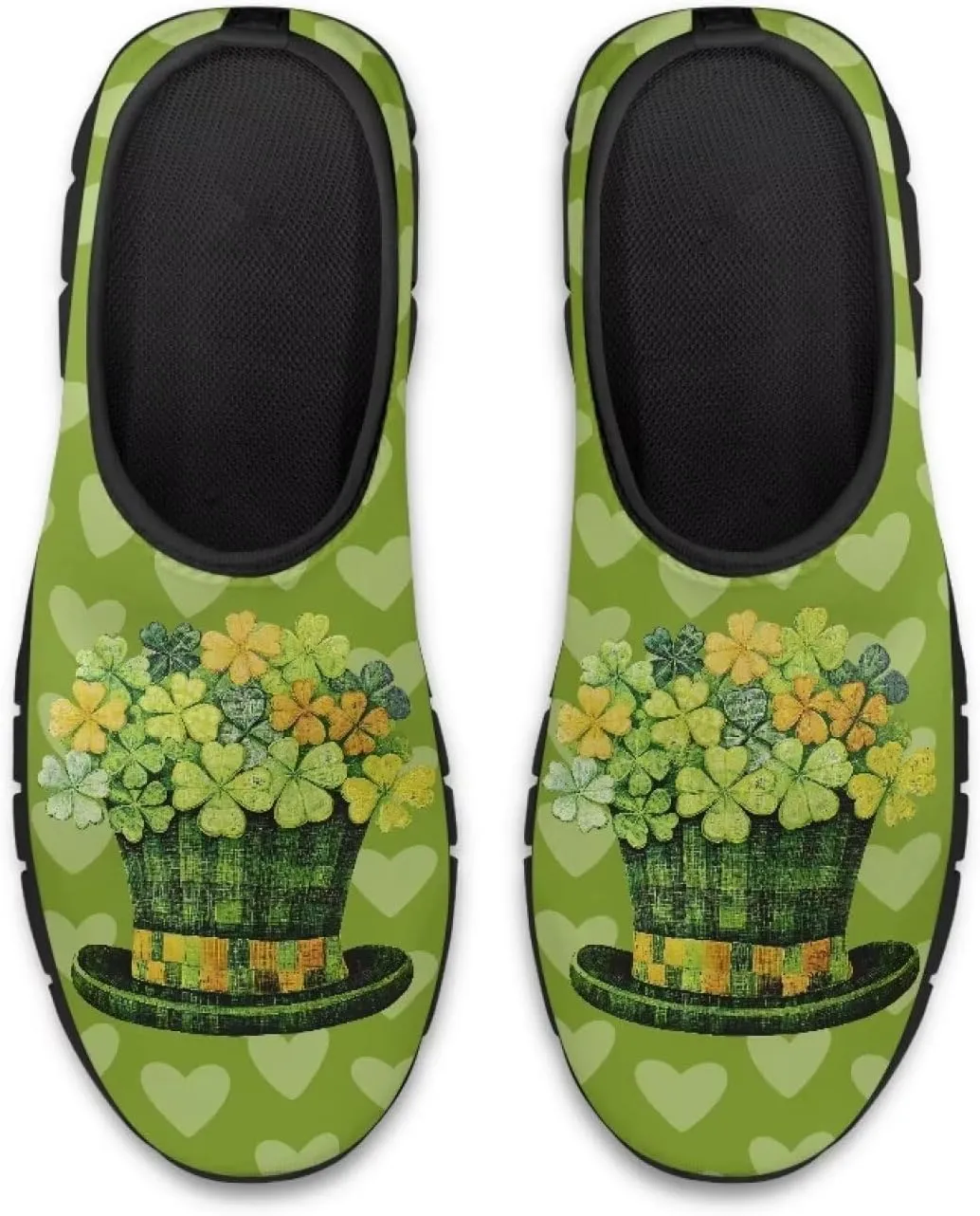 Women's St Patrick's Day Shoes Casual Cozy Hiking Exercise Running Yoga Workout Shoes Slip-On Lightweight Non-Slip Sneaker for Women US 5.5-11.5