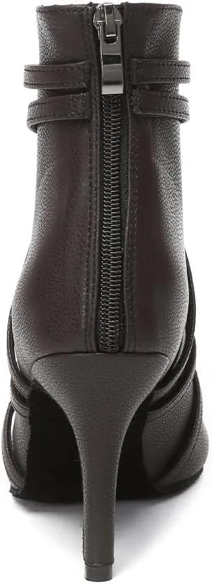 YKXLM Dancing Boots Women Latin Ballroom Ankle Dance Shoes,L579