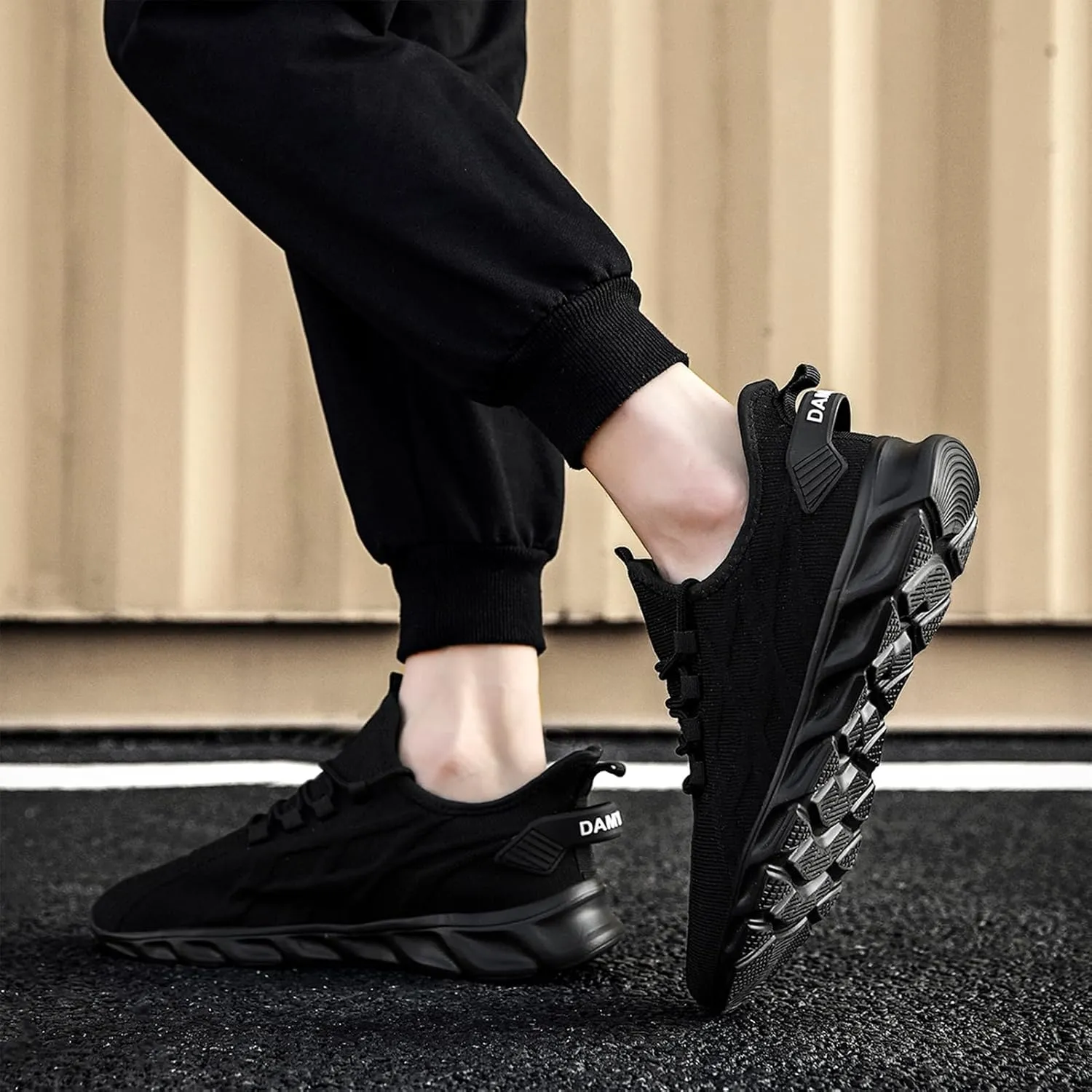 ZGPWZWL Mens Running Shoes Sneakers for Men Tennis Gym Athletic Shoes