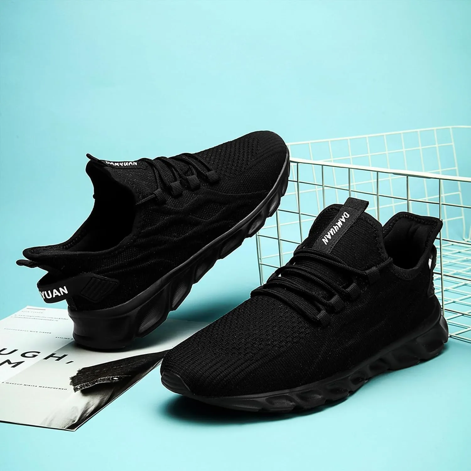 ZGPWZWL Mens Running Shoes Sneakers for Men Tennis Gym Athletic Shoes