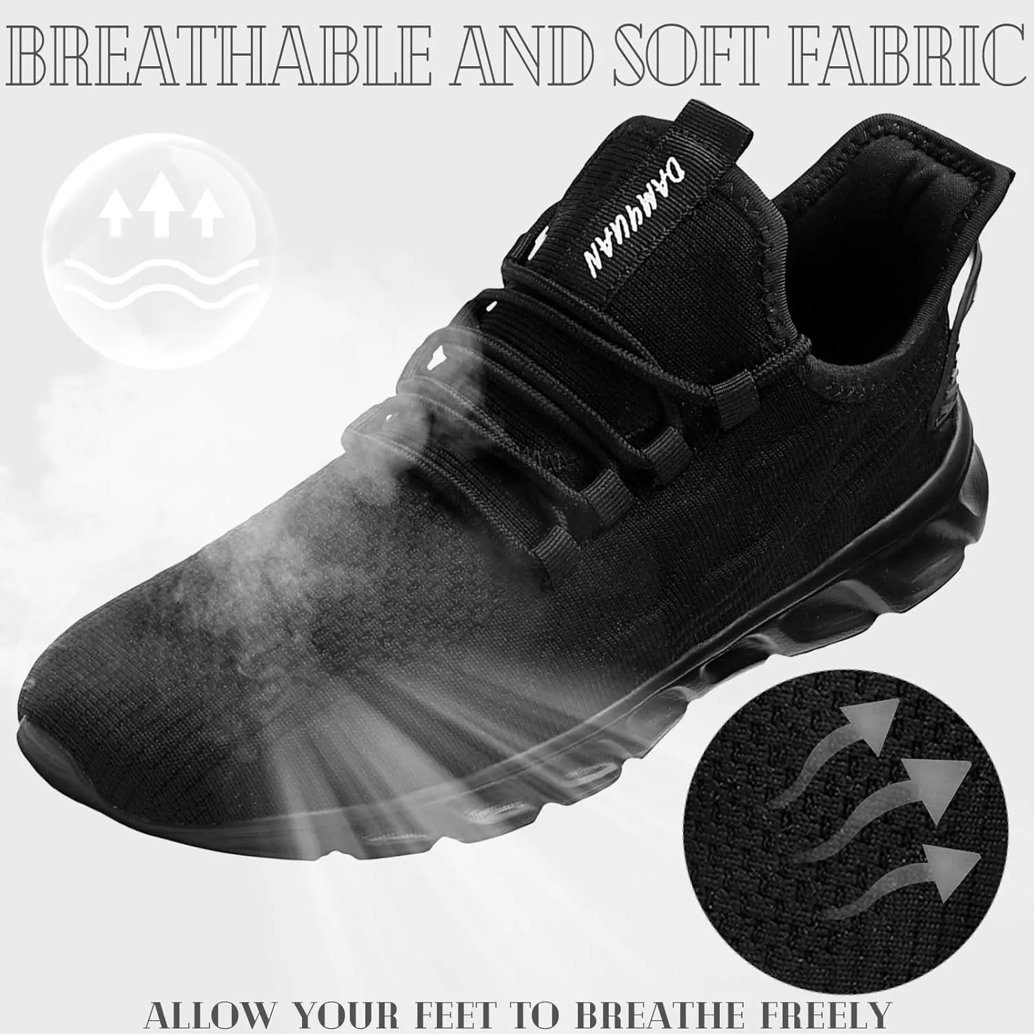 ZGPWZWL Mens Running Shoes Sneakers for Men Tennis Gym Athletic Shoes